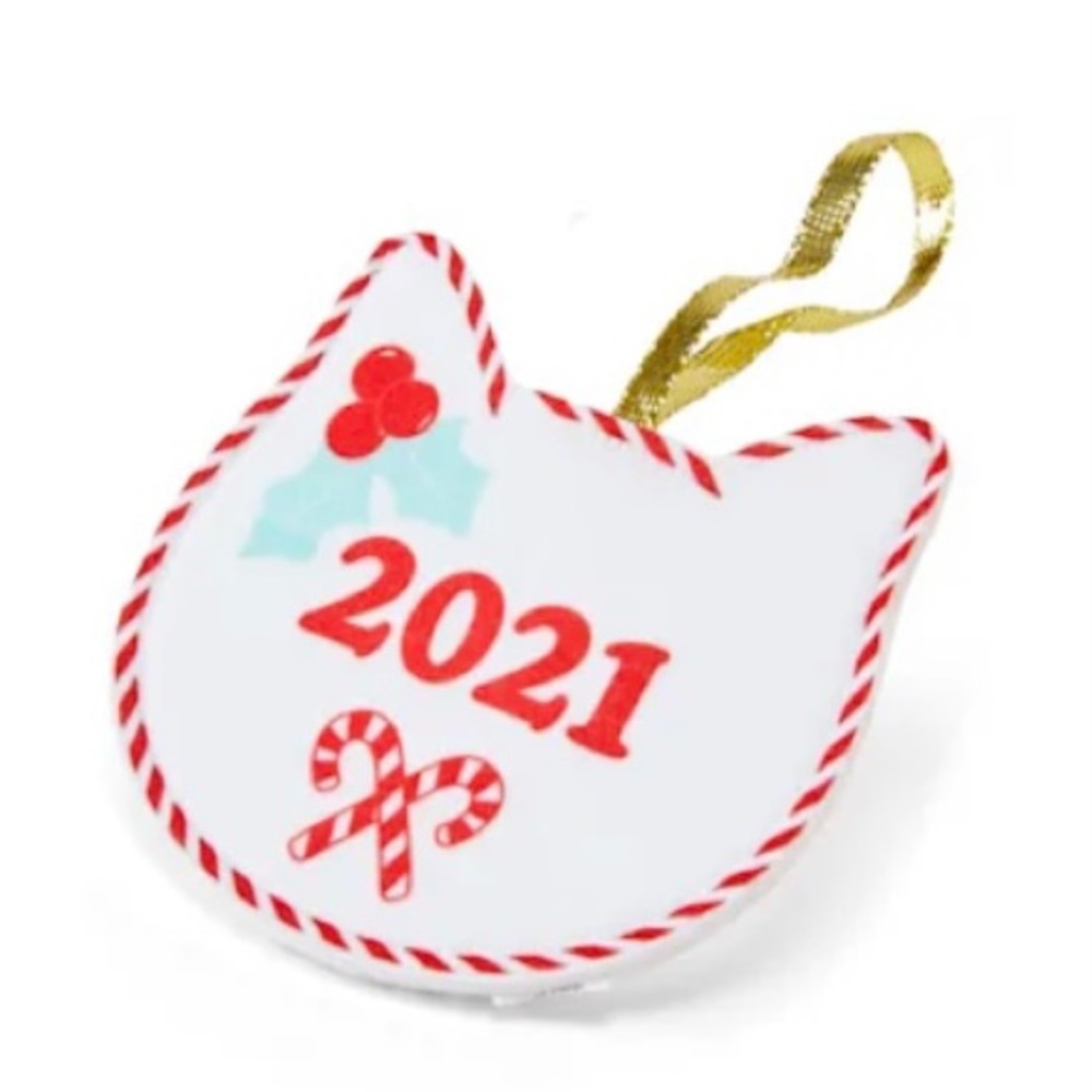 Merry Makings 2021 Cat Ornament with Picture Slot